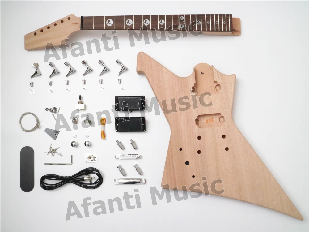

Afanti Music New Exploration design Left hand DIY Electric guitar Kit (AEX-006B)