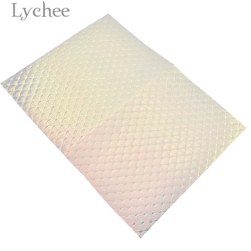 Lychee Life 21x29 см A4 Единорог блеск PU Ткань Высокое качество Синтетическая Кожа DIY материал для сумки ремни одежды