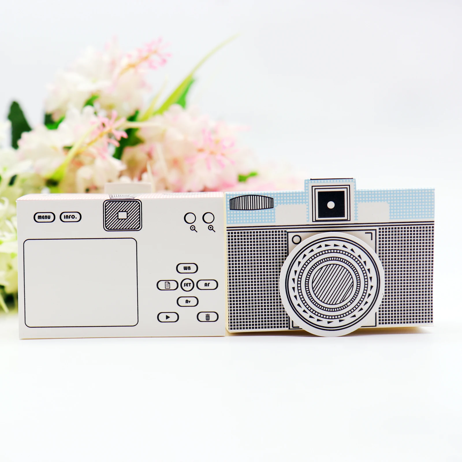 10 Pcs Lot Pink Blue Camera Candy Box Birthday Party Decorations