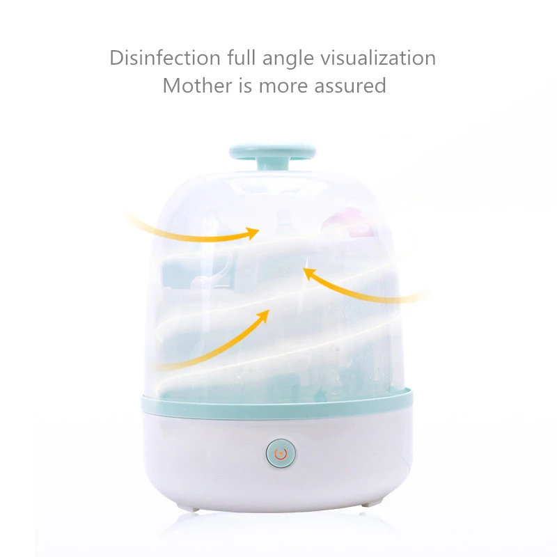  Baby Feeding Sterilizer Baby Bottle Warmer Multifunctional UV Sterilization 220V Health Tableware T