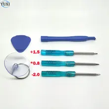 Юйси 6 в 1 сотовые телефоны открывающийся инструмент для ремонта мобильных телефонов Набор отверток Набор для iPhone аксессуар пряди