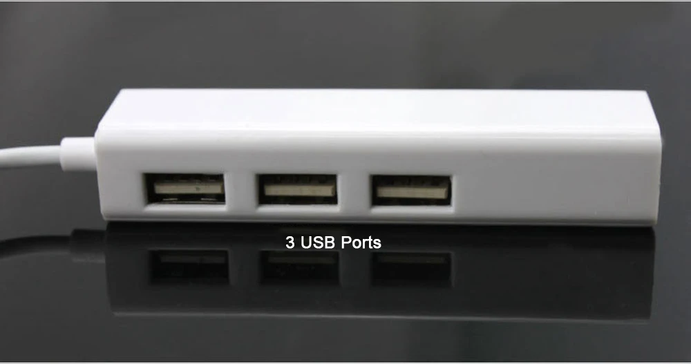 Rovtop USB сто мегабит адаптера Ethernet 10/100 Мбит/с usb-хаб 2,0 Lan проводной сетевой карты Rj45 Порты и разъёмы Разветвитель USB для компьютера