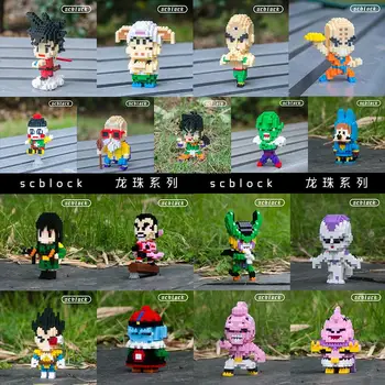 

Dragon Ball Mini blocks Building Toy Goku Cartoon Model Anime Figure Master Roshi Toys for Children Funny Cute Boy Gifts