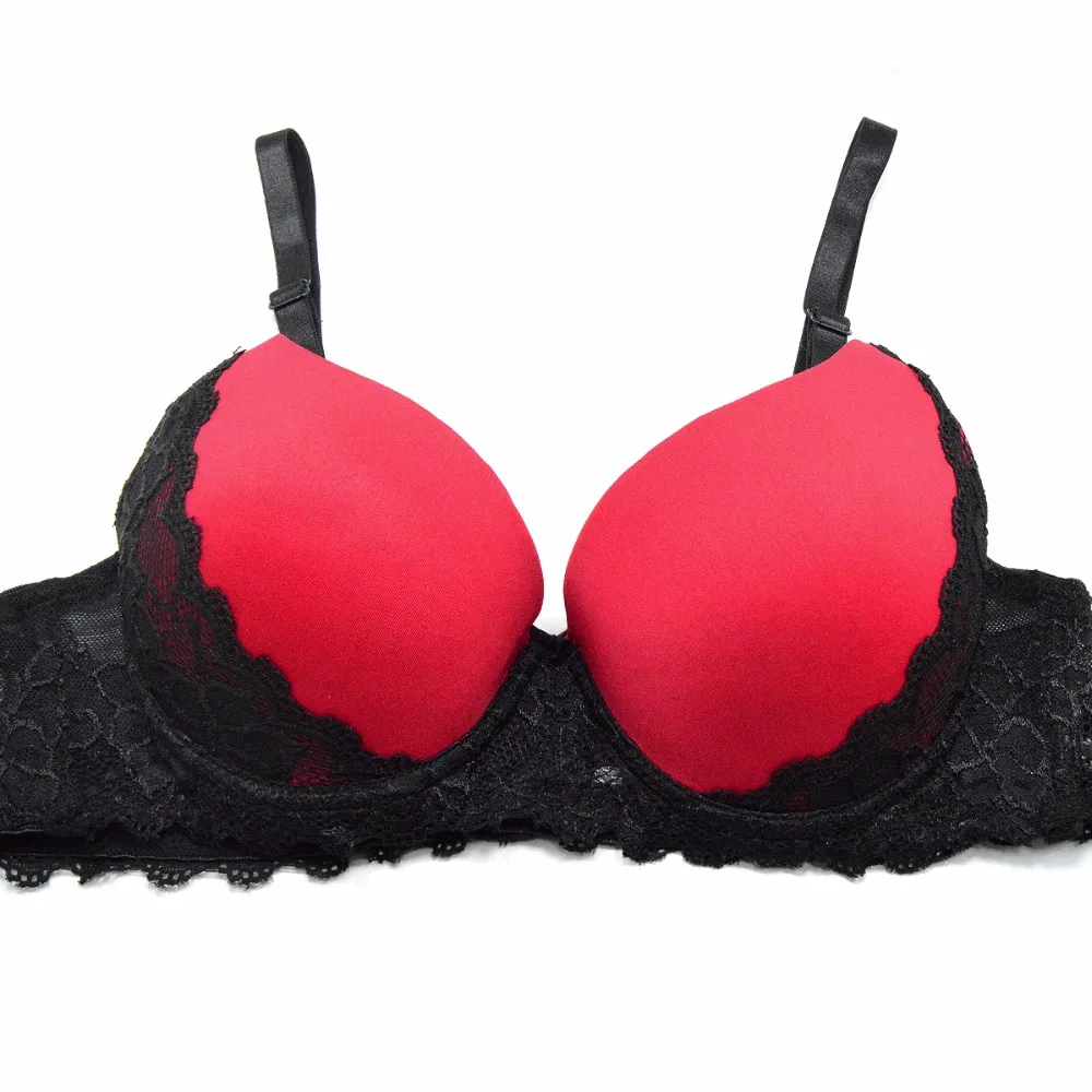 Ladies Secret Brand Name New Women Bra Padded Push Up Lace Crop Top
