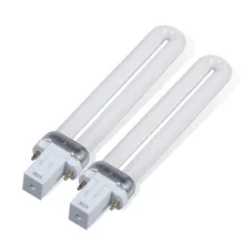 100 шт. отлично 36 Вт УФ лампа Индуктивный/Электронные U-Shape 9 Вт трубки лампы УФ гель отверждения ногтей лампочки