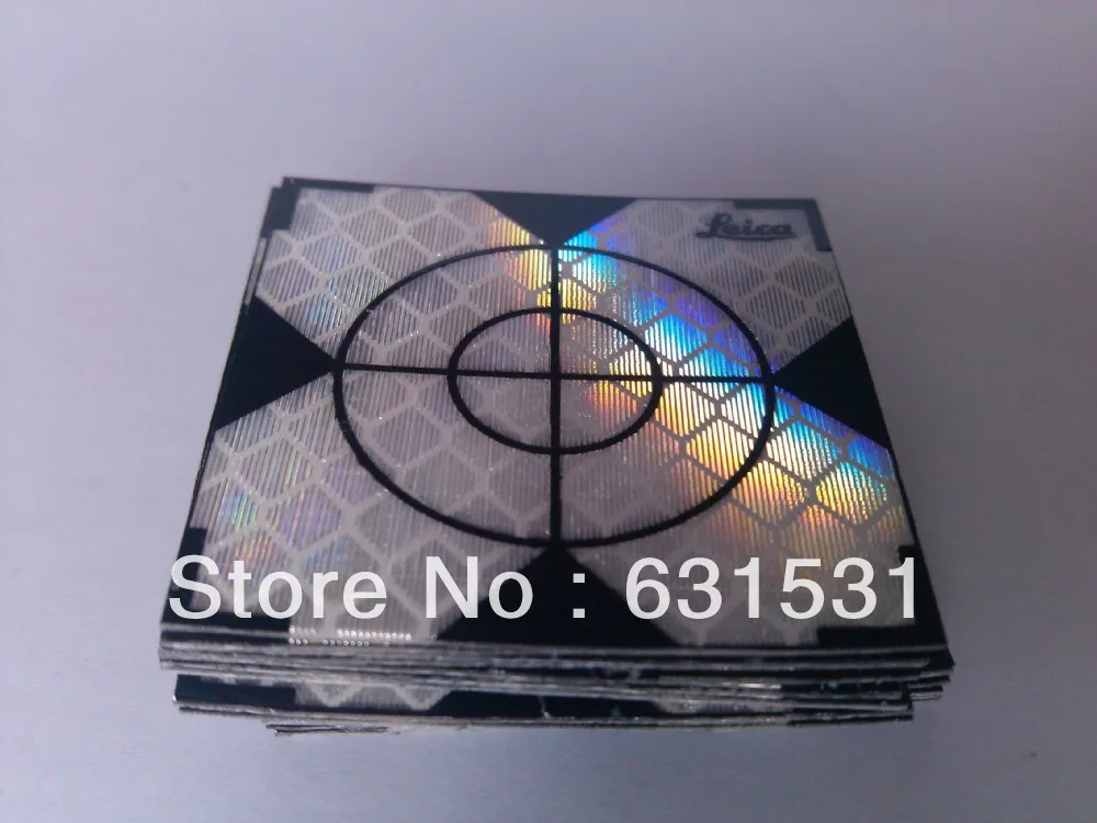 

100pcs Reflector Sheet 40 x 40 mm 40x40 Reflective Tape Target Total Station