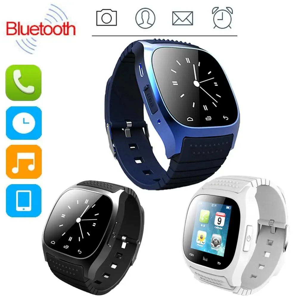 Bluetooth M26 Sport font b Smart b font font b Watch b font Wristwatch Luxury Wrist Bluetooth M26 Sport font b Smart b font font b Watch b font Wristwatch Luxury Wrist