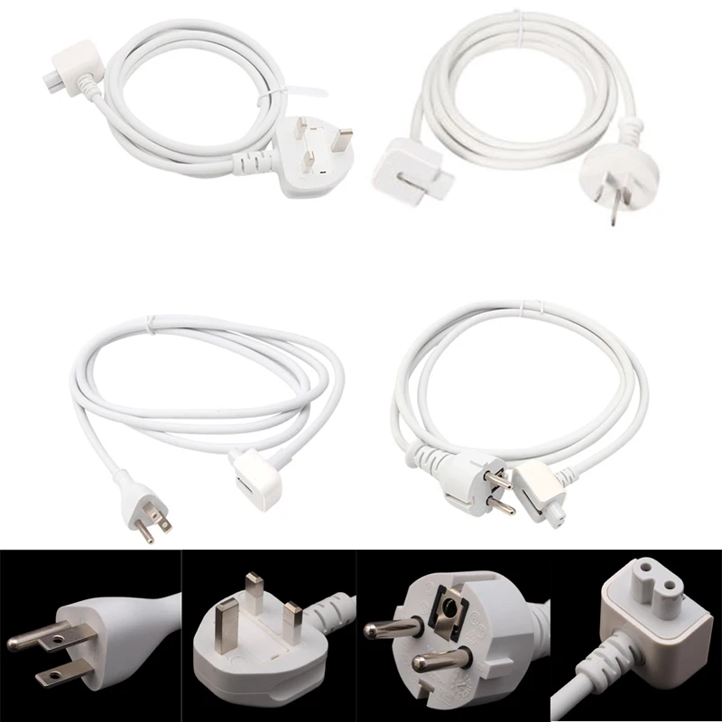 Power Extension Cable Cord For Apple MacBook Pro Air AC Wall Charger Adapter