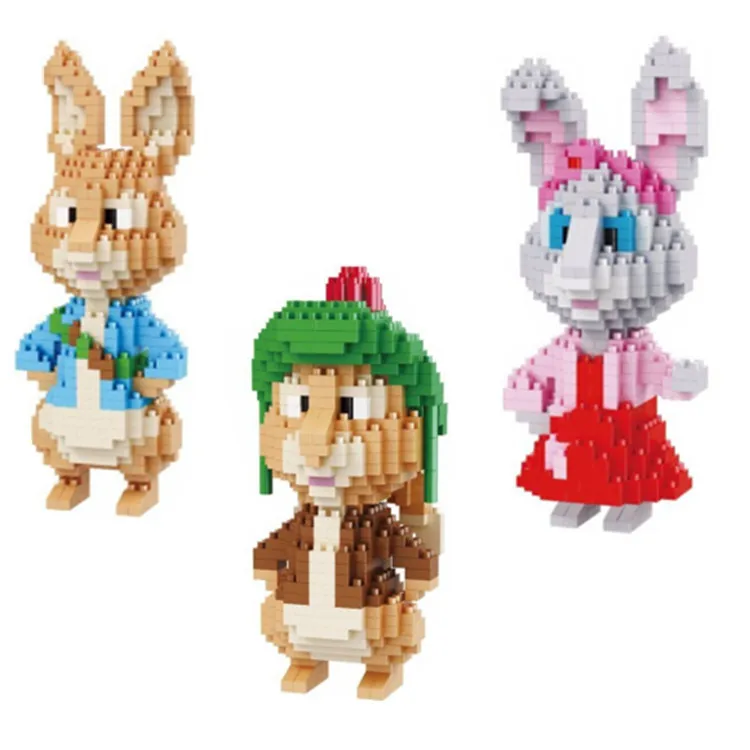 

2018 new arrive balody 3 animals Series diamond building block Mini figures bricks for kids Model Toy for children Great Gift