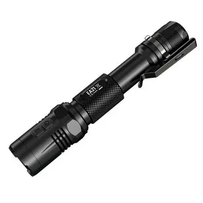 Nitecore EA21 Edc Flashlight Cree XM-G2 R5 360 Lumens With Red Light Portable Unequalled Flexibility 2* AA Camping Torch