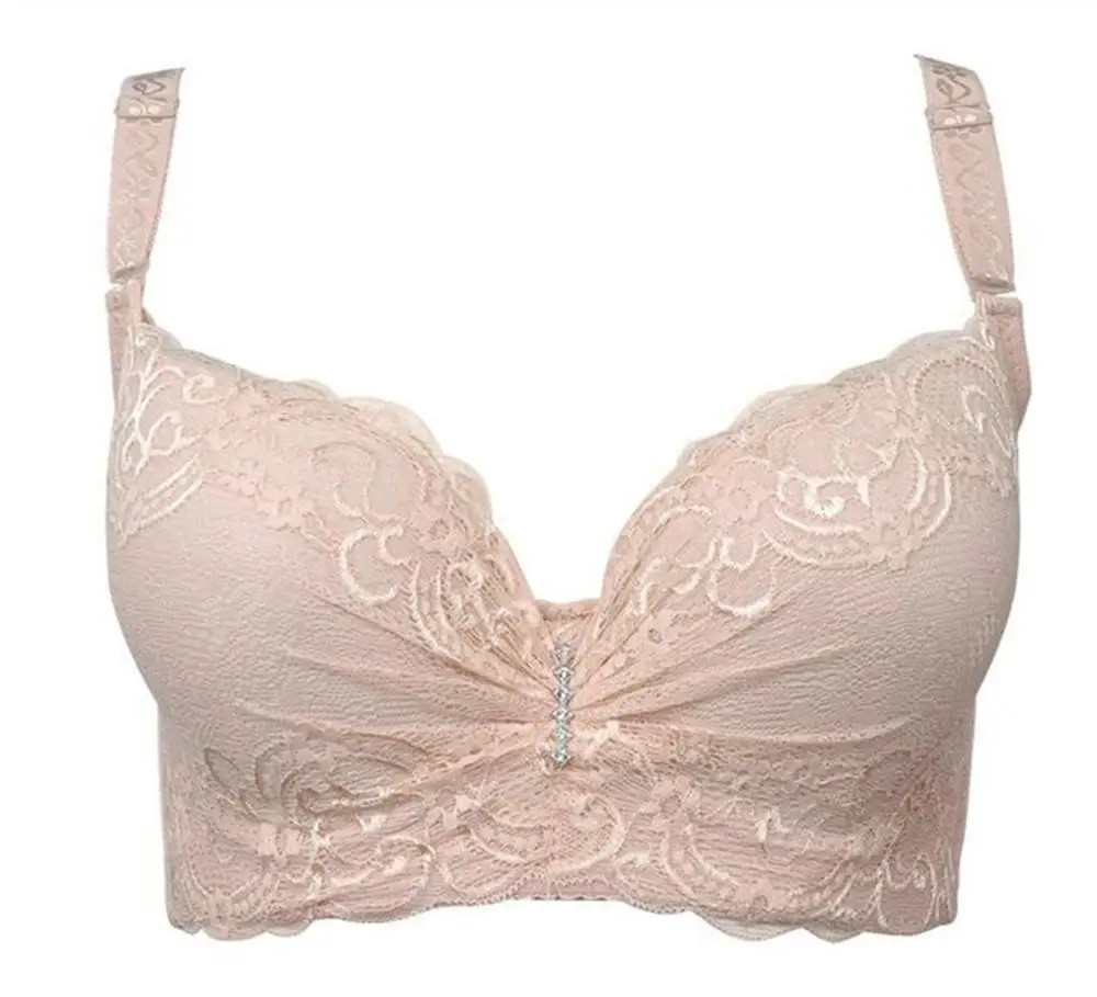 Летние Для женщин Sheer Lace Bralette Бюстгальтер BH Push Up кружевной бюстгальтер