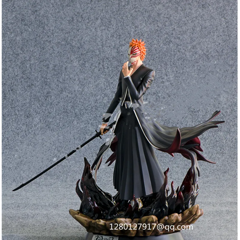Статуя отбеливатель Kurosaki ichigo список впадин в полная длина портрет 1/8 грудь GK