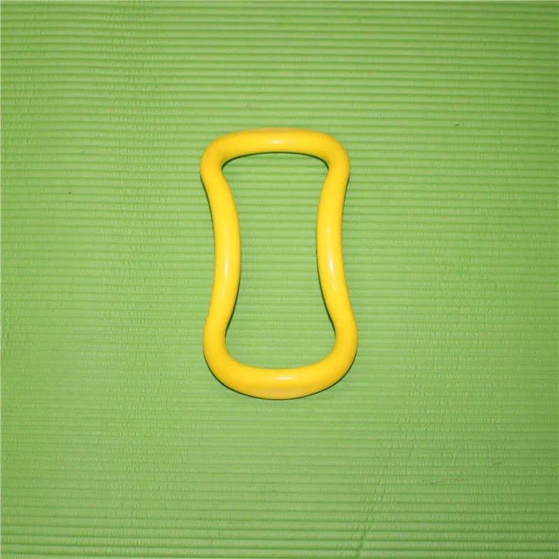Новинка, настоящее многофункциональное кольцо для йоги, пилатеса - Цвет: Цвет: желтый