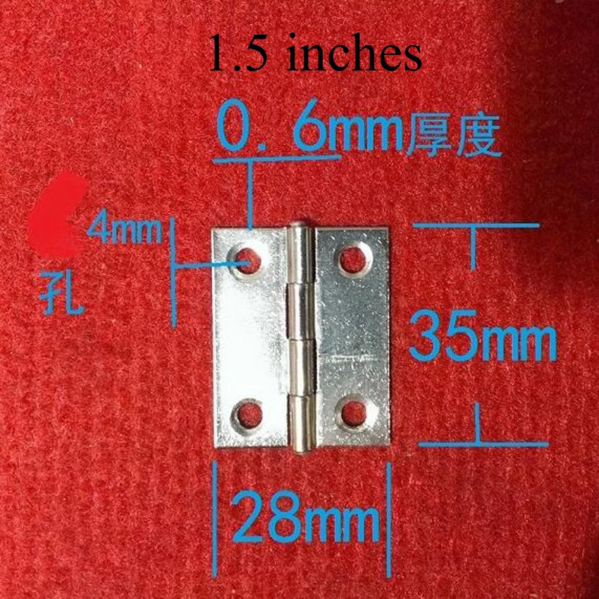 2 шт/лот нержавеющей стальной шкаф с ящиками дверные петли 1," /2,0"/2," Длина