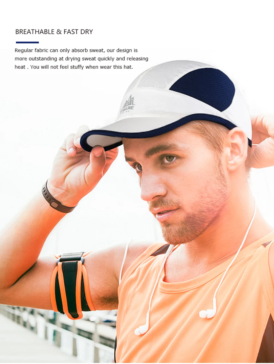 AONIJIE легкий летний солнцезащитный козырек шляпа Спорт Пляж Гольф Рыбалка марафон с регулируемым шнурком анти УФ быстросохнущая