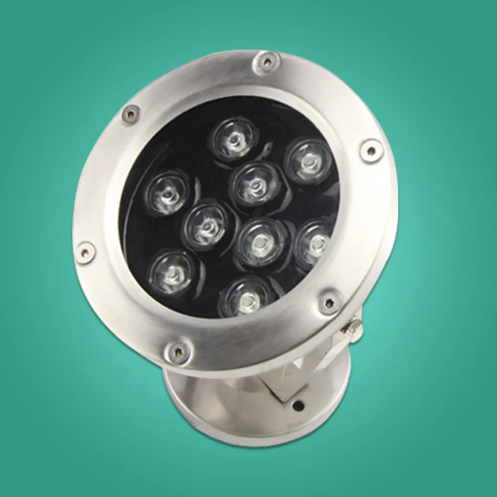 10leds RGB Led Underwater Light Pond Submersible IP67 Night Lamp Remote