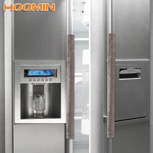 HOOMIN 2 шт./компл. двухсторонние пылезащитные крышки портативная Ручка дверцы холодильника протектор украшения дома чехол на дверные ручки