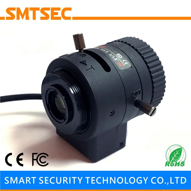 SMTSEC SL D3610A6MP Авто Ирис варифокальный 3 6 10 мм 6MP 1/1. 8 &quotCCTV объектив F1.5 42 109 градусов