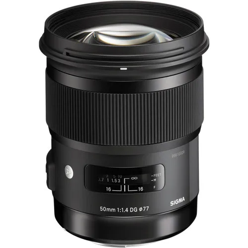 Зеркальный Объектив Sigma 50 мм F1.4 Оригинальный DG HSM для Sony A7 A7M2 A7M3 A7R A7R2 A7s A7S2 A7RM2 A7RM3