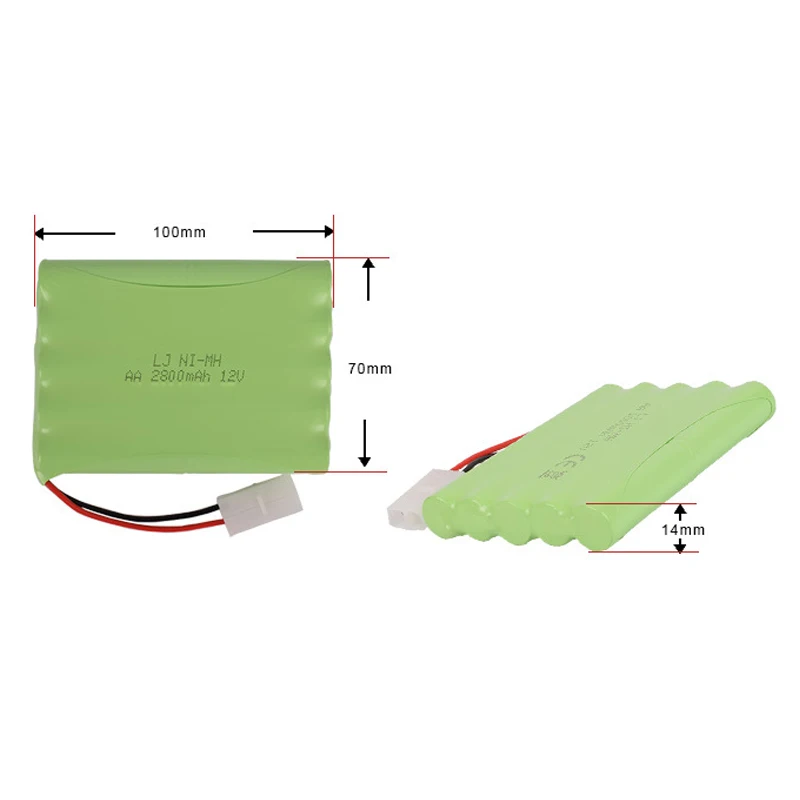 12v 2800mAh AA Ni MH H батарея электрический пульт дистанционного управления игрушки