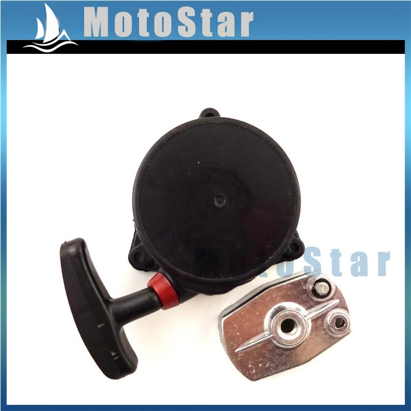 Черный стартер с отдачей запуск зажимом для Tanaka Paverunner Bladez XL Moby 35cc 2 тактный