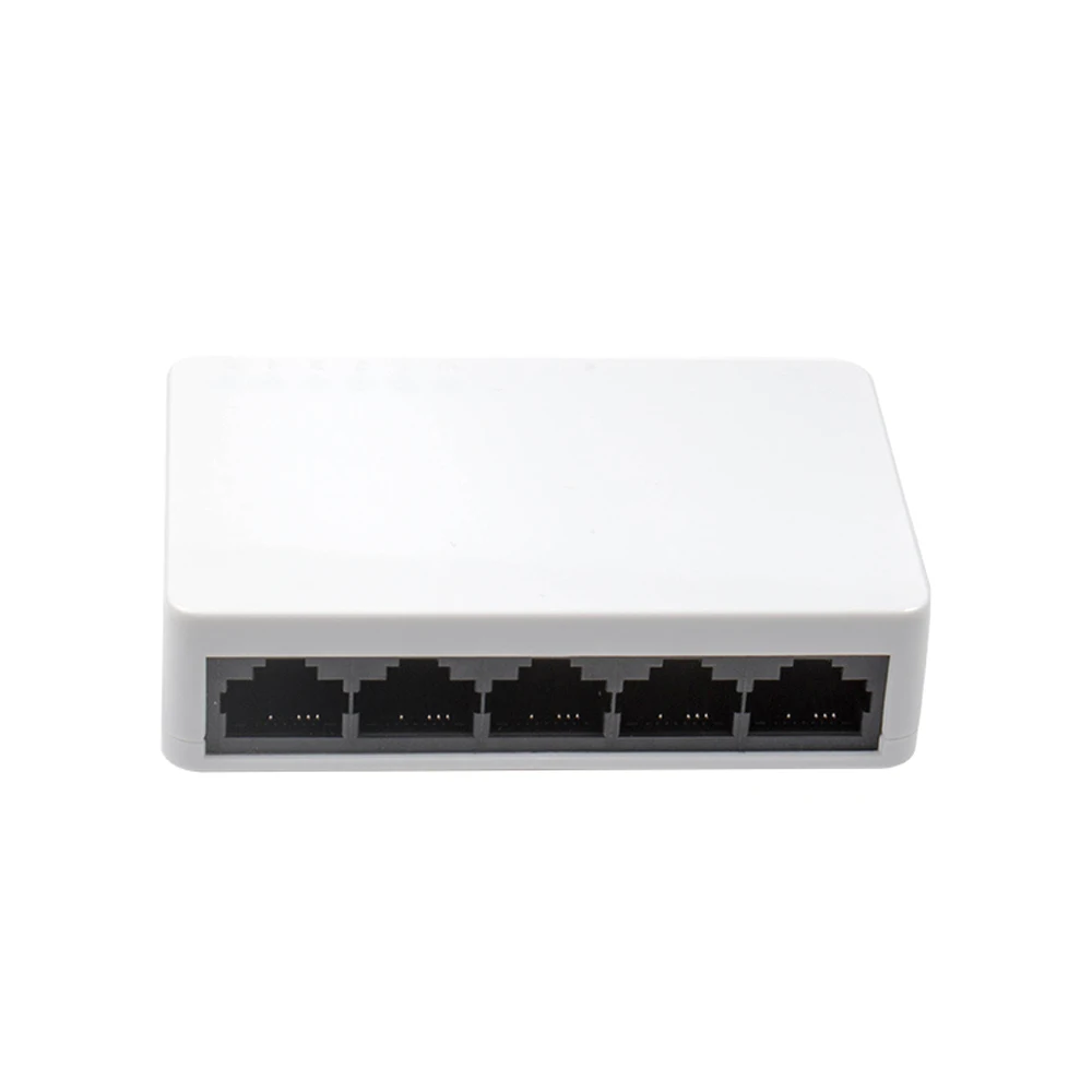Сетевой коммутатор RJ45 с 5 портами хаб поддержкой быстрой локальной сети 10/100