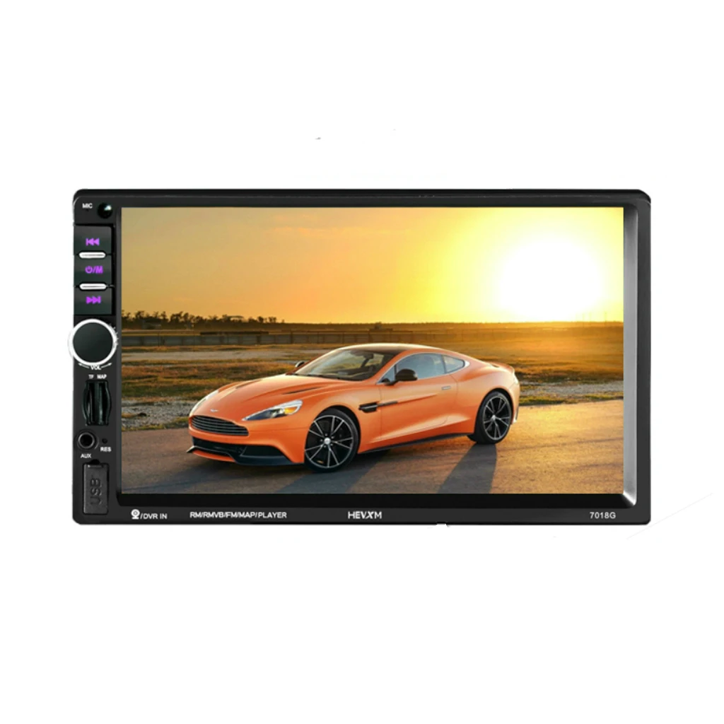 GPS Navigation 2 Din Car Bluetooth Radio Multimedia Mp5 Player 7in Touch Screen with Map+Steering wheel control 7018G GPS Navigation 2 Din Car Bluetooth Radio Multimedia Mp5 Player 7in Touch Screen with Map+Steering wheel control 7018G