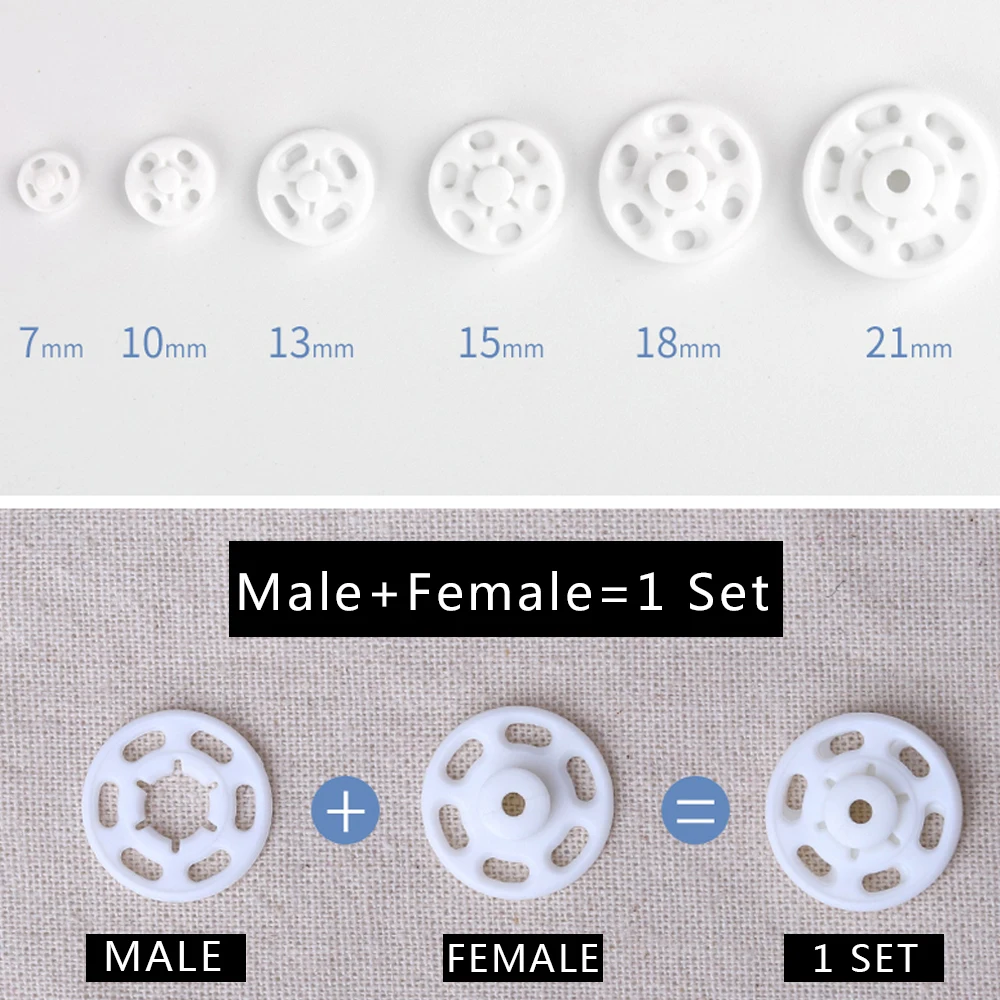 St. Lucas 1 упаковка металлические медные застежки кнопки нейлона невидимые кнопки для одежды женщин детей Швейные Кнопки DIY