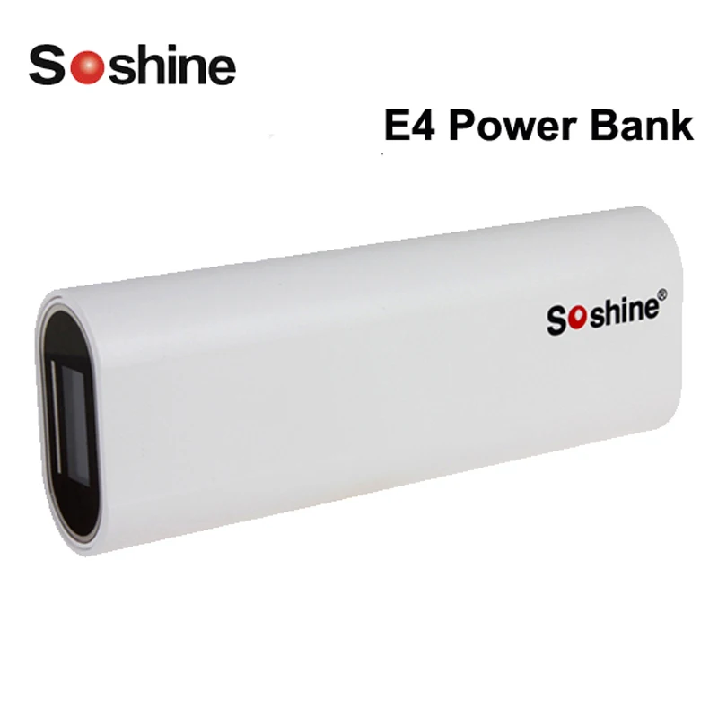 

Soshine E4 Power Bank Dual USB Interface with 2 x 18650 Slot Portable Power Bank