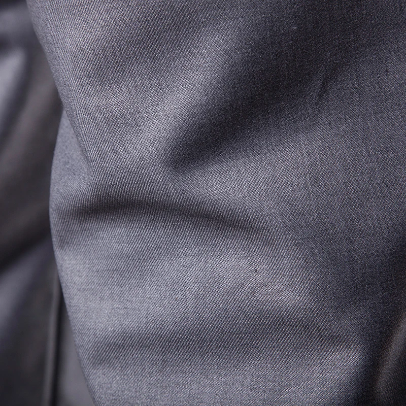 Чистого цвета мужские маленькие костюм со вставками Брюки Серый Красный Черный Slim Fit Мужские s брюки модные деловые мужские модельные брюки размер s m XL XXL