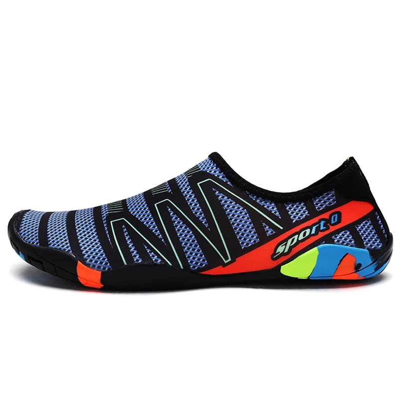 

Summer Breathable Sumer Men Aqua Shoes Cool Light Couples Water Shoes Outdoor Unisex Quick-dry Shoes For Swimming Size 35-46
