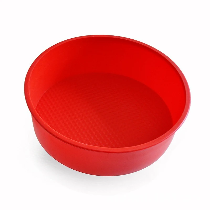 

8 inch /20cm Food Grade Silicone Cake Pan/Pizza Cupcake Pan Big Round Bakeware DIY Kitchen Bread Mold Pastry & Cake Tools