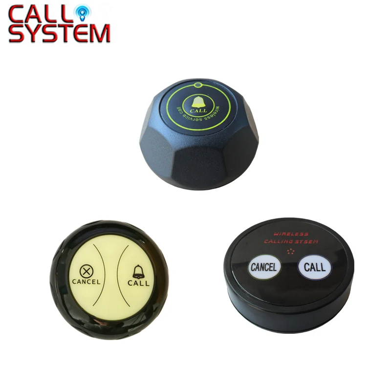 Sample order Restaurant table button system wireless fast