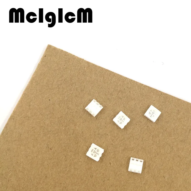 A128 100pcs Free shipping Yellow 5050 SMD LED diodes light