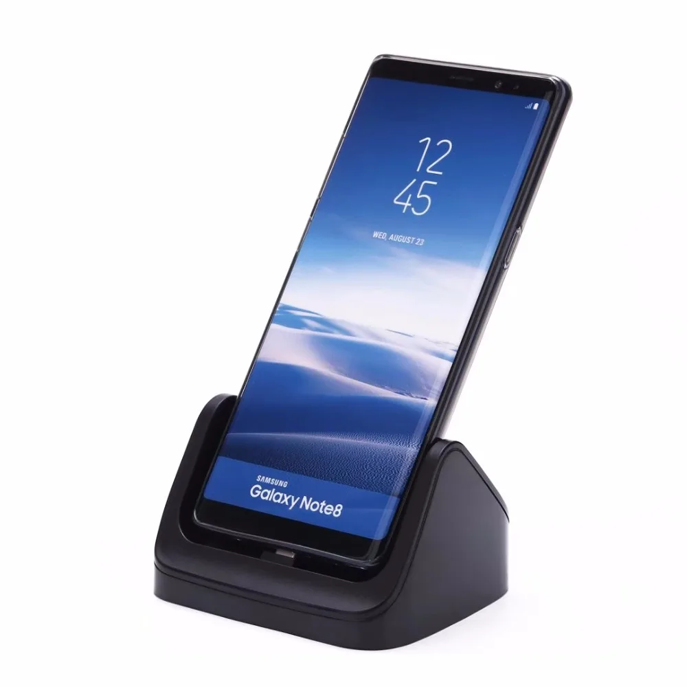  Type C Dock Station Charger For Samsung Note 8 Phone Charger Adapter Free Cable