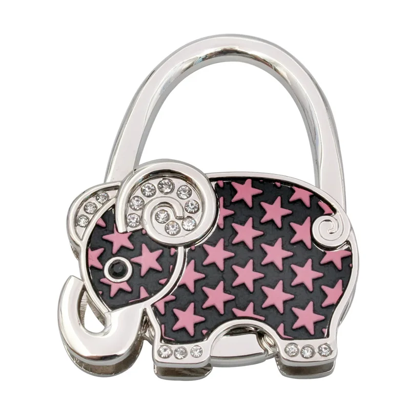 

Fashion Handbag Hook Elephant Purse Holder Desk Anti-Slip Tote Bag Hanger Wedding Birthday Party Favor And Gift lin2405