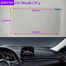 Автомобильный Стайлинг 8 дюймов gps навигационный экран Стеклянная Защитная пленка-стикер для Mazda CX-3 авто аксессуары управление ЖК-экраном