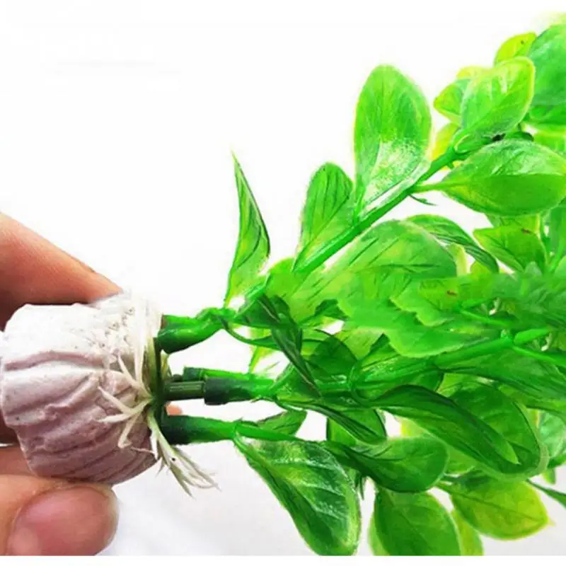 

Newest Fish Tank Aquarium Decor Green Artificial Plastic Underwater Grass Plant