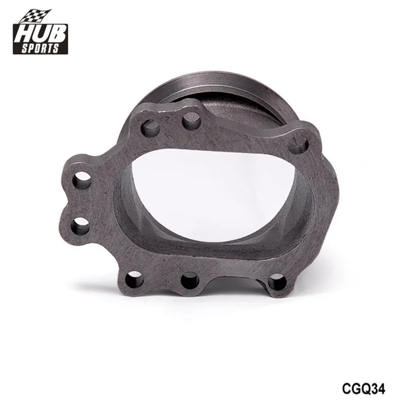 

Turbocharge Oulet Downpipe 8Point 3" V-band Cast Iron Flange Adapter For T25 T28 GT25 GT28 HU-CGQ34