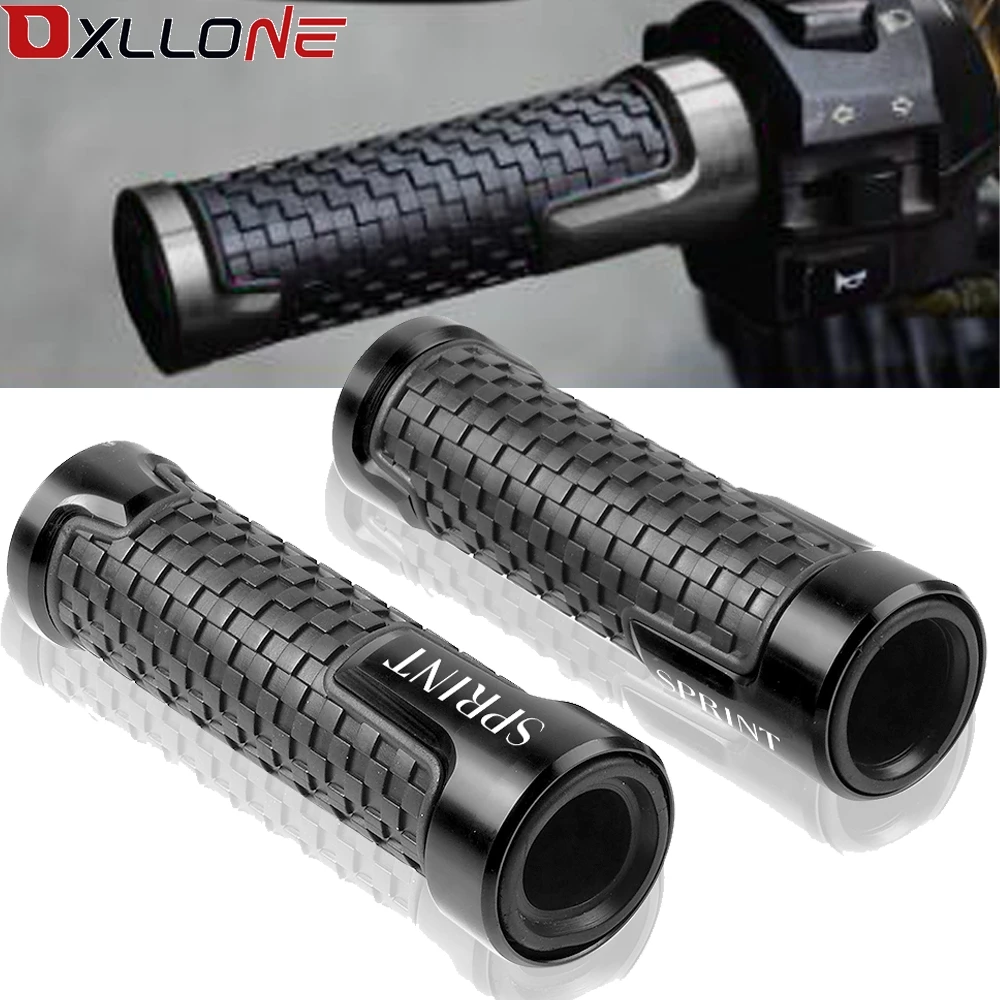 

Moto CNC Handlebar Grips 7/8"22mm Bicycle Anti-Skid Rubber Motorbike Handle Bar Grips For TRIUMRH SPRINT GT SPRINT RS SPRINT ST