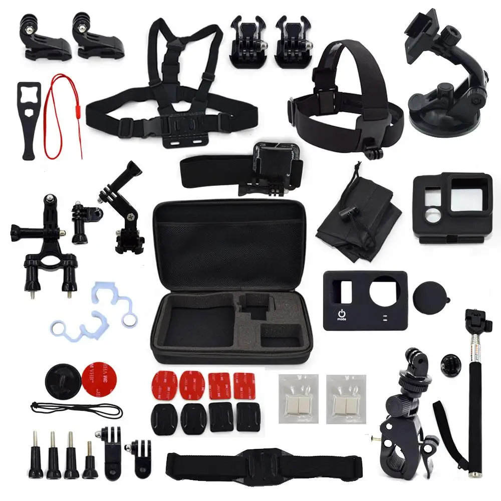  WLJIAYANG for Gopro Hero 5 Accessories Set Helmet Strap Mount Suitable for Go pro Hero5 4 3+ SJ4000