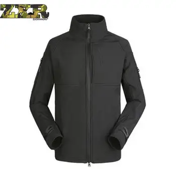 

Shark Skin V5 Soft Shell Tactical Military Camouflage Jacket Men Waterproof Winter Fleece Coat Army Outerwear Fleece Lining Coat