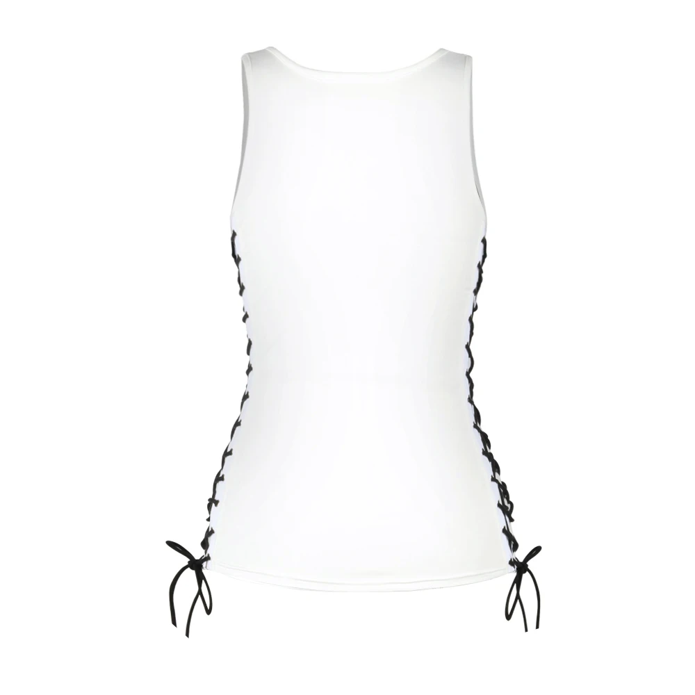 Летние женские майки для фитнеса кошка демон/Рыцарь 3D печатная белая черная футболка бандажные рубашки без рукавов для йоги майки Спортивный жилет