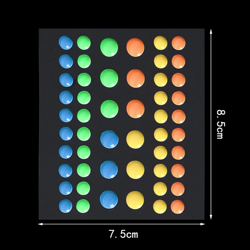 Новое поступление 1 шт эмаль точки смолы самоклеющиеся наклейки для скрапбукинга DIY ремесла липкие jun23