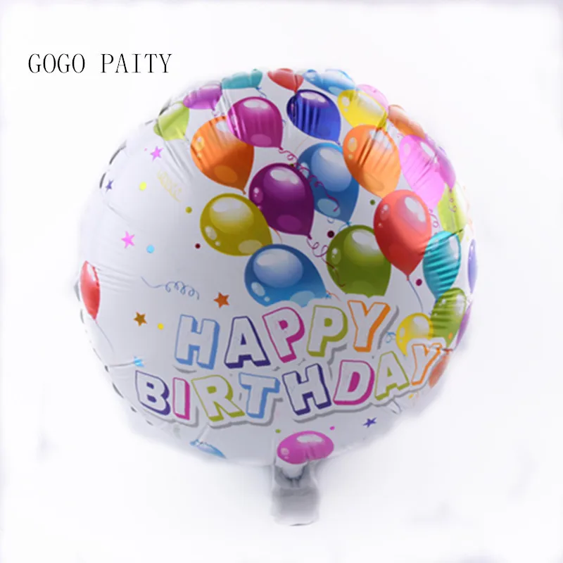 GOGO PAITY 18 дюймов мяч на день рождения, вечеринка на день рождения макет горячие деньги, с использованием высококачественного материала алюминиевой пленки