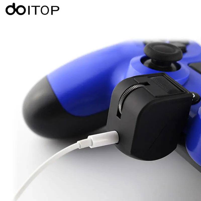 DOITOP 3,5 мм аудио разъем гарнитура адаптер для PS4 видео игры геймпад Dualshock 4 Управление Лер с регулятором громкости микрофона игровой аксессуар
