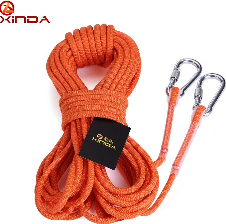Xinda спуск оборудование открытый веревка для скалолазания шнур веревку, альпинизм 10 м Диаметр 9.5 мм