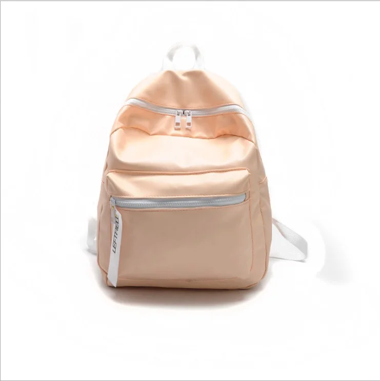 

2018 new bright PU girlfriends shoulder double backpack Korean Edition college breeze casual girl schoolbag travel bag computer