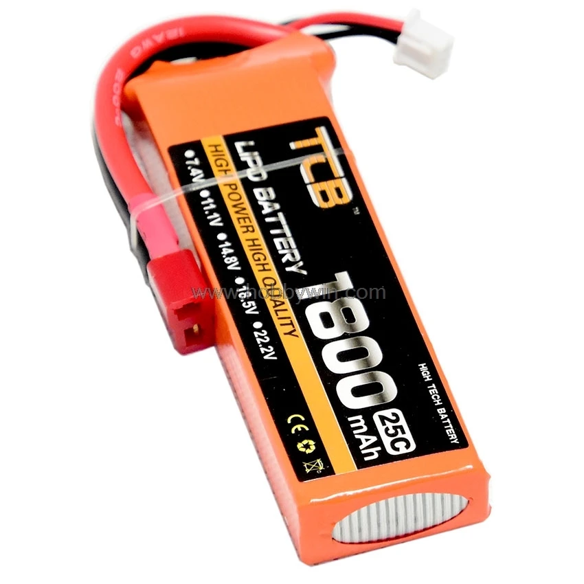 7 4 В/2S 1800 мАч 25C LiPO батарея deans T plug Burst 40C радиоуправляемая модель автомобиля