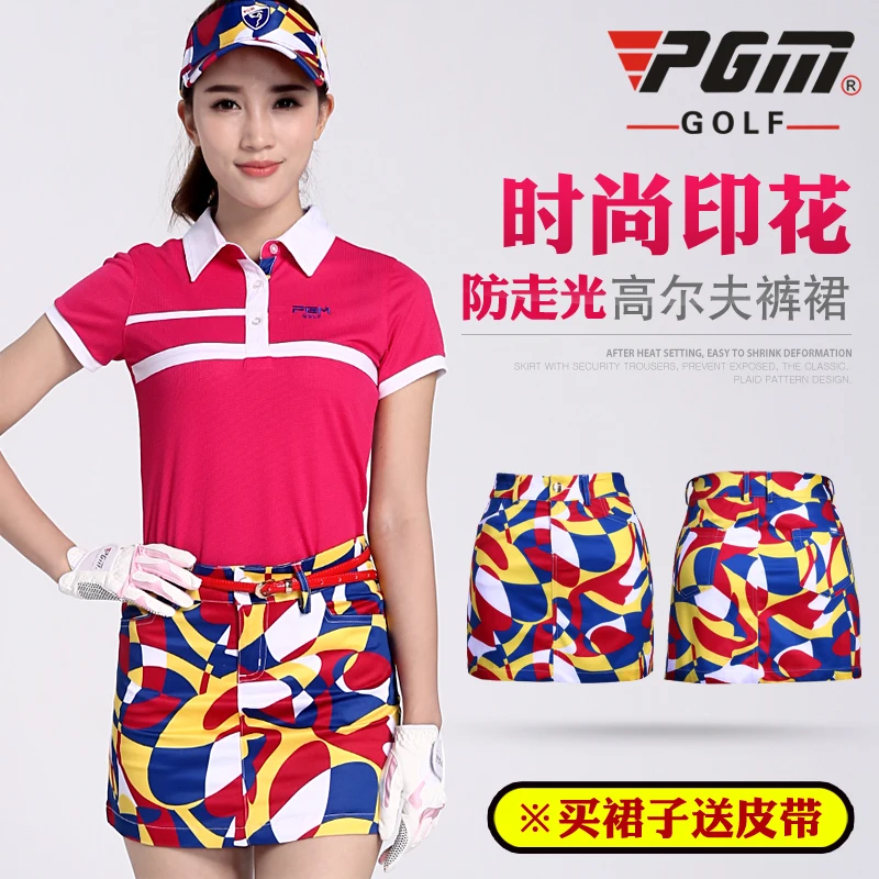 

Women skirt golf women's skirts training print short skirt lining safety pants